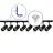 Bright Choice Ensemble complet Rail Monophasé Rail L 1 x 2 Mètre Noir | incl. 8x Spot + GU10 2700K 3W Dimmable + Embout, Connecteur d’Alimentation et L -Connecteur