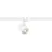 SLV Railspot Enola C 3-Fase Aluminium Whit Ronde 11W 1040lm 55D - 830 Warm Wit