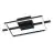 Eglo Plafondlamp Amandolo Staal Zwart 17W 1900lm - 827-865 Afstembaar Wit + RGB | Dimbaar